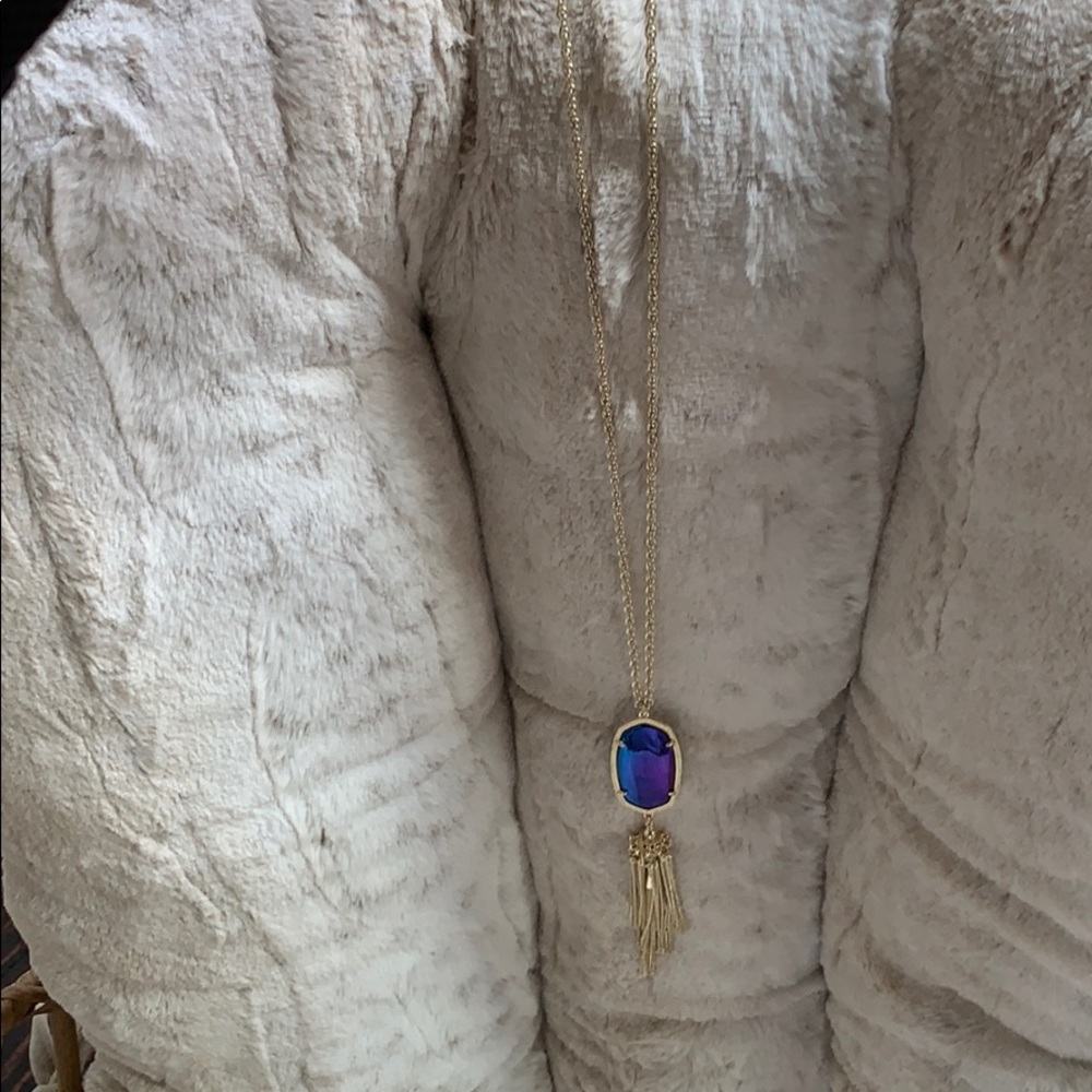 Kendra Scott double sided /colored long necklace